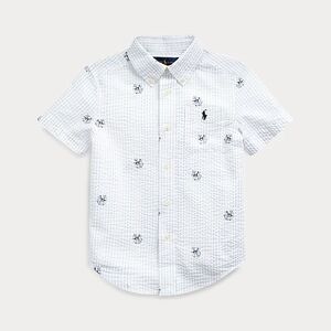 Polo Ralph Lauren | Anchor-Print Seersucker Shirt
